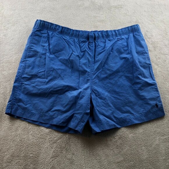 Polo Sport Ralph Lauren Mens Swim Shorts Size XL Blue Trunks Swimwear Drawcord - Picture 11 of 12